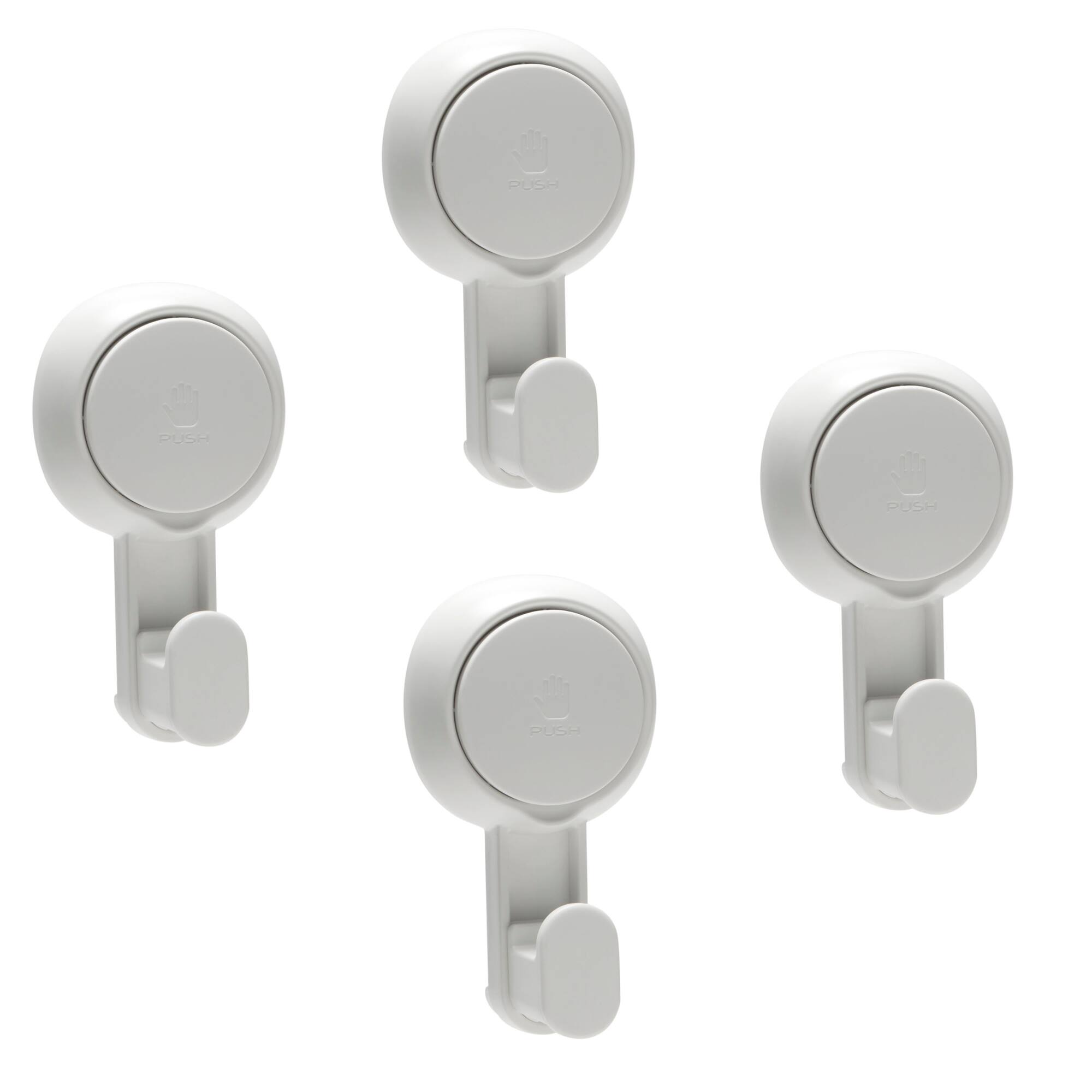 Bath Bliss Gel-Suction Power Hooks, 4ct.